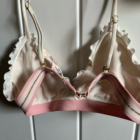 Floral bikini top and bottom - Picture 3 of 6